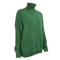 Adviicd пуловер Женския дълъг кардиган Отворен фронт кабел с дълъг ръкав плетен хлабав пуловер с палто от изходни дрехи