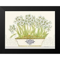 Gladding, Pamela Black Modern Framed Museum Art Print, озаглавен - Imperial Narciss Horizontal