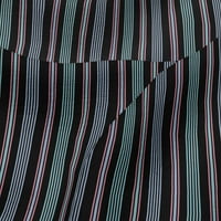 OneOone Viscose Jersey Fabric Vertical Stripe Print Craft Fabric Bty Wide