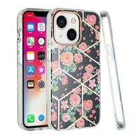 За Samsung Galaxy 5g моден флорален IMD дизайн Цветна модели хибриден защитен твърд гумен TPU Slim Hard Back Cover, XPM Phone Case [Roses Flower]
