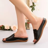 Женски сандали кухи стил чехли и гладиаторски плоски обувки