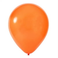 Orange 12 Късни балони за рожден ден, сватбен прием, Quinceanera, бебешки душ или новогодишно парти