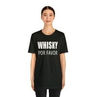 Риза за уиски por favor, забавна тениска на уиски