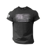 Патриотична колекция PRIDE Тениски ние хората американски флаг с къс ръкав 4 юли тениски