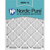Nordic Pure 20x21-1-2x1exactcustomm14- Точни филтри за пещ MERV AC, 21. инча 6 от 6