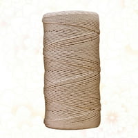 Памучен въжето кабел макраме струна канап усукан Diy Craft Braided Thread Прежда на естествени мъниста занаяти растение ухото