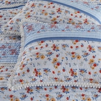 Greenland Home Fashions Betty Lace -Embelled Shabby Chic Quilt Set Twin - Twin XL Piece