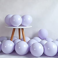Балони дебели балони, макарон цвят късни балони за рожден ден сватбен прием, ангажирани бебешки булчински подаръчни декорации, лилаво