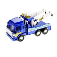 Търговия и внос CT Big Heavy Duty Wrecker Tow Truck Полицейска играчка за деца с мощност на триене с двойни куки