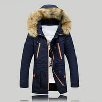 Kiplyki отстъпка Зимни мъжки якета Униз Wo Outdoor Fieece Топло дебело яке с палто с дълъг цип с цип