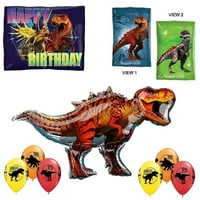 Dalvaydelights Jurassic World Fallen Kingdom Dinosaur Party Party Balloon Bouquet Bundle