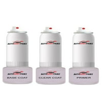 Докоснете Basecoat Plus Clearcoat Plus Primer Spray Paint Kit, съвместим с ярко сребърен метален камион за камион Dodge