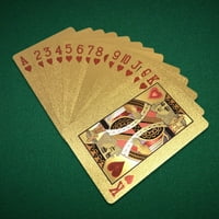 Kotyreds злато игрални карти покер игра фолио покер пластмасова вълшебна водоустойчива карта
