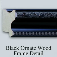 Albert Ritzberger Black Ornate Wood Framed Double Matted Museum Art Print, озаглавен - Любители