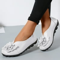 Vedolay Flats Loafers Жените се плъзгат на обувки за свободното време, които не се приплъзват модни удобни апартаменти лофе, сребро 7