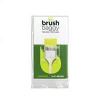 Brushbaggy in. W 7. in. L ясна полипропиленова боя brush baggy