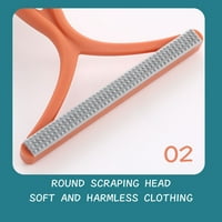 Poypyozzz двустранна коса Remover дрехи скрепер за отстраняване на четка за четка за четка